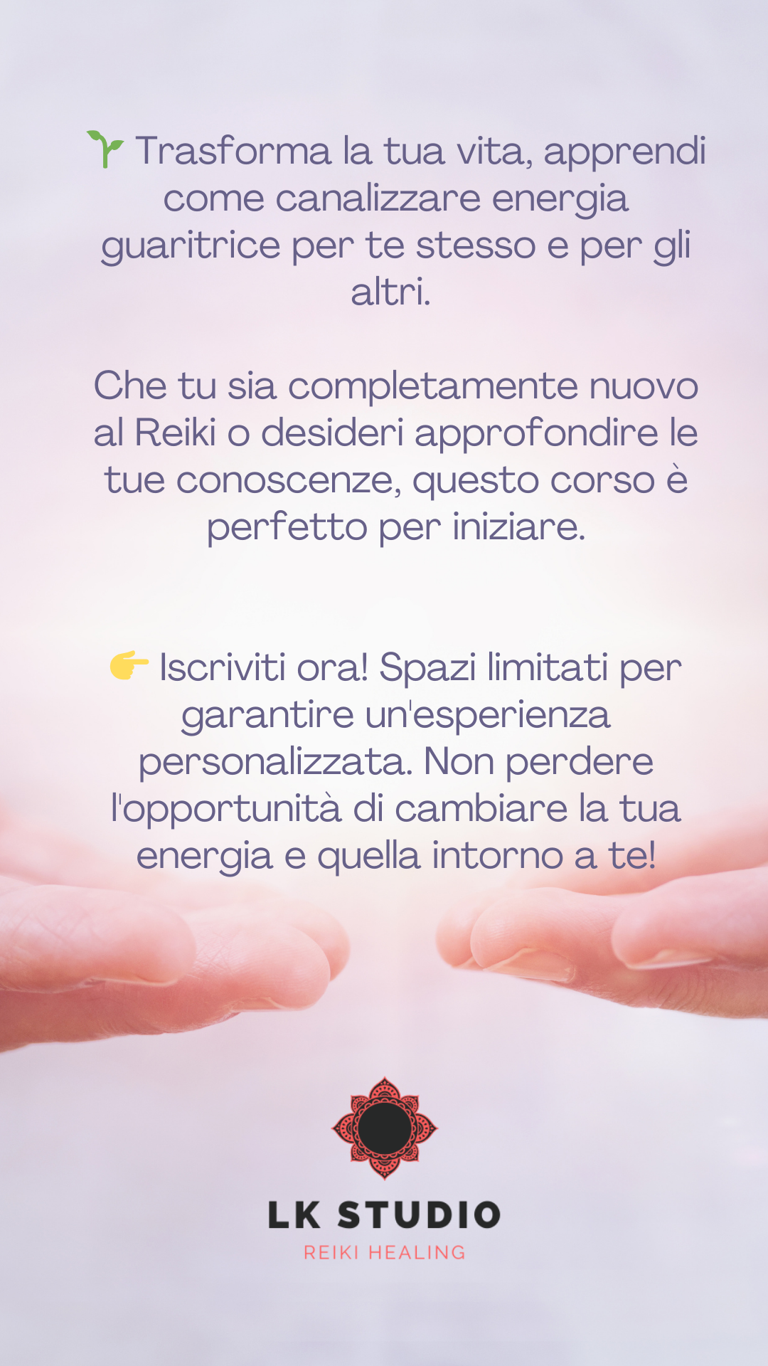 Corso Reiki - Primo Livello con Attivazione