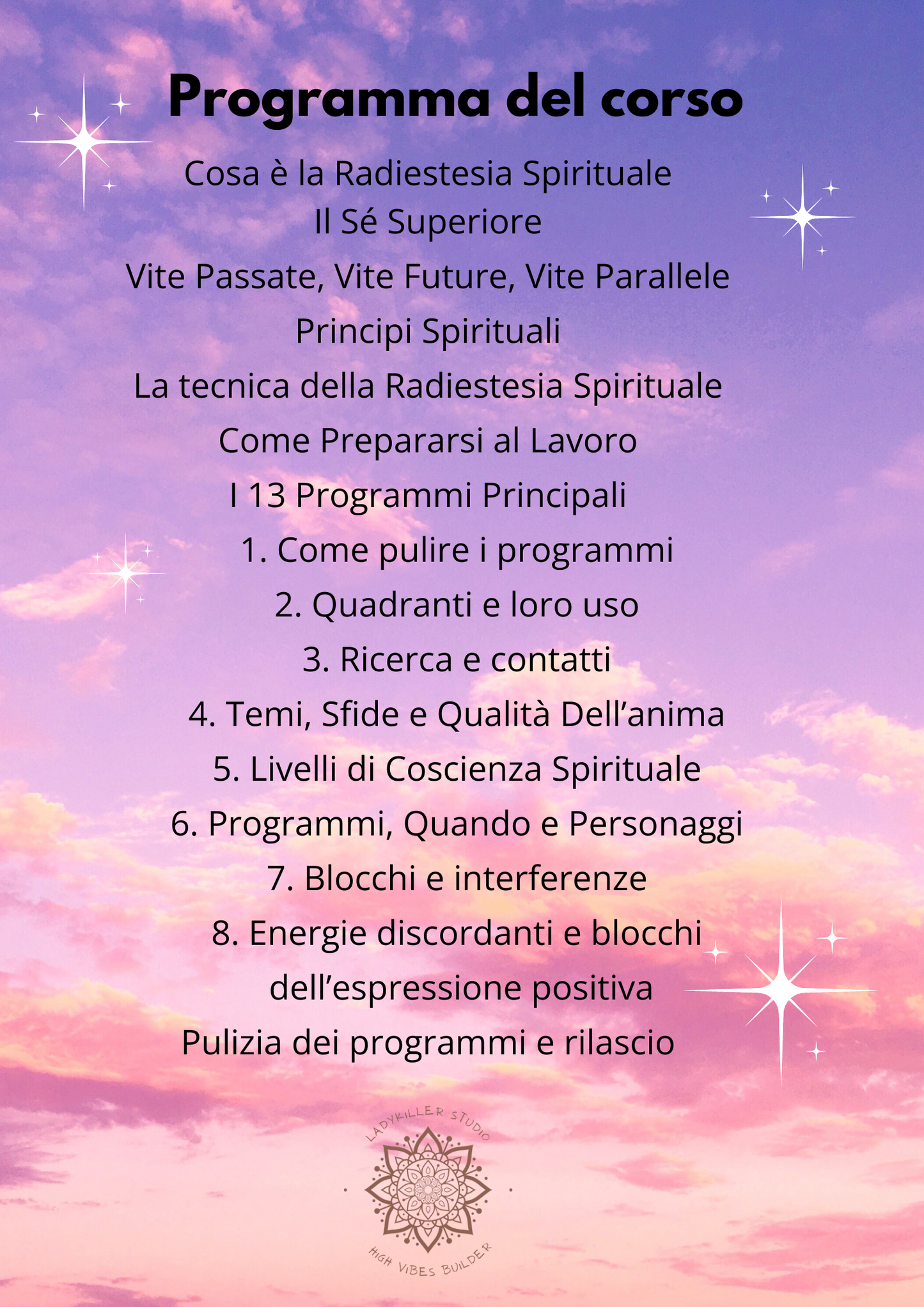 Corso di Radiestesia Spirituale