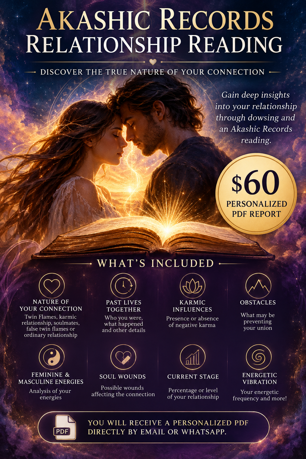 Akashic Records Relationship Reading – Personalized PDF