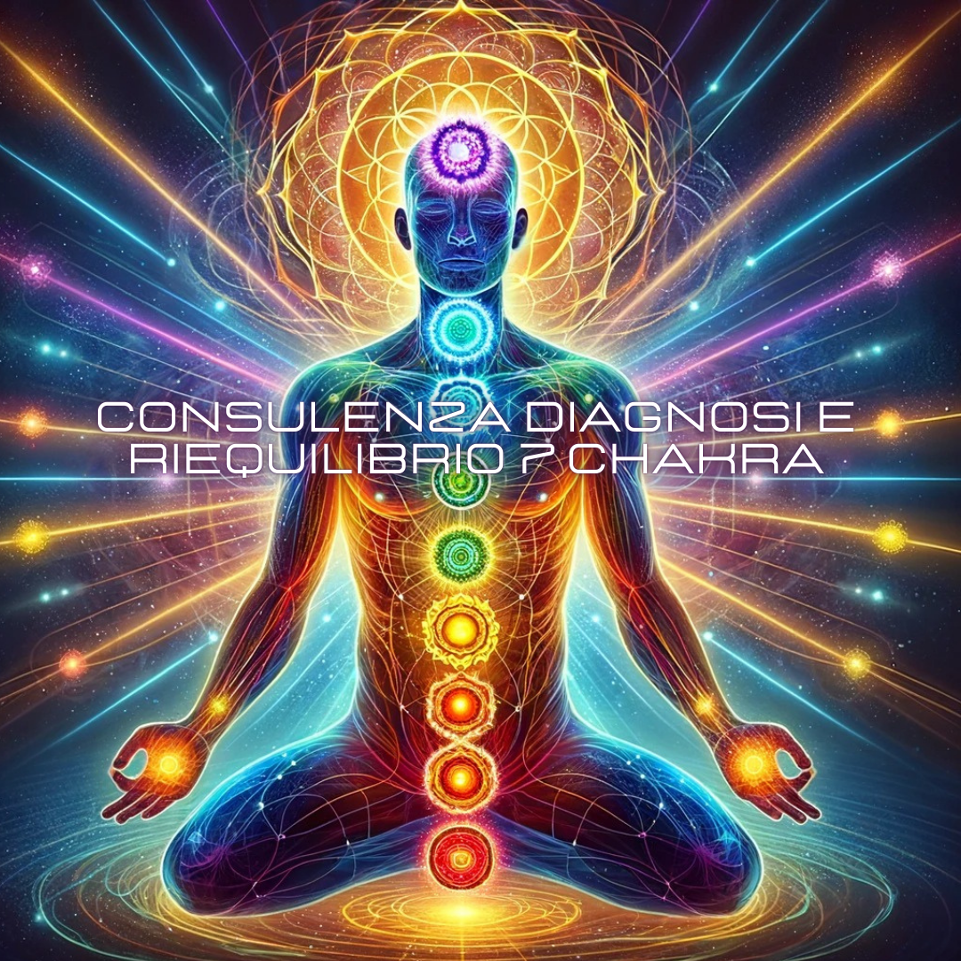 Consulenza diagnosi e riequilibrio dei 7 Chakra