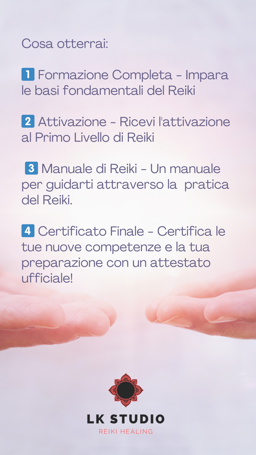 Corso Reiki - Primo Livello con Attivazione