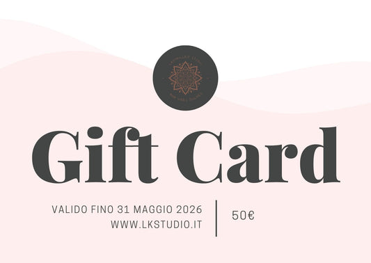 🎁 Gift Card LK Studio – Valore 50 €