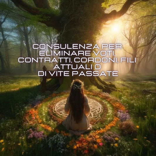 Consulenza per Eliminare Voti, Contratti, Fili e Cordoni attuali o di Vite Passate
